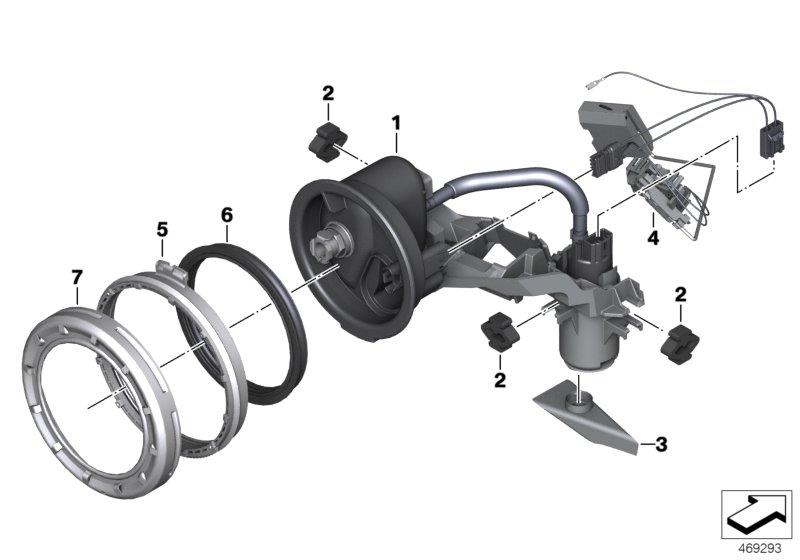 Diagram Fuel pump / float sensor for your BMW