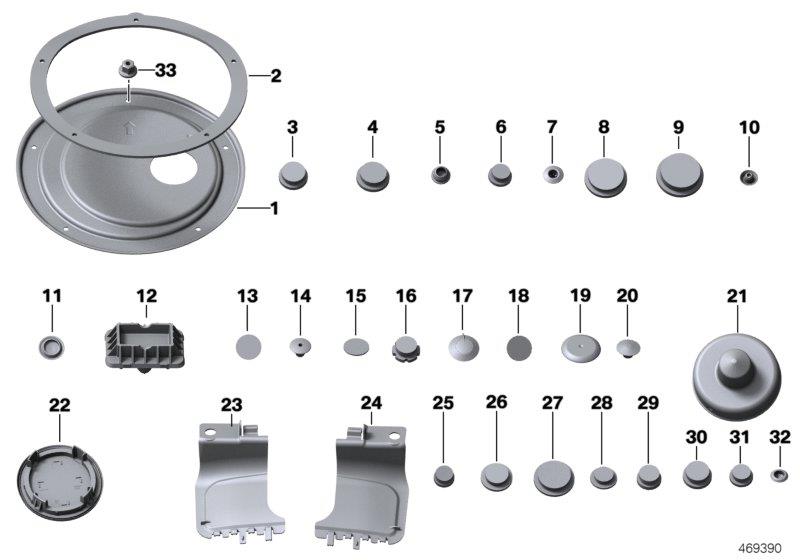 Diagram Sealing cap/plug for your 2012 BMW 760Li   