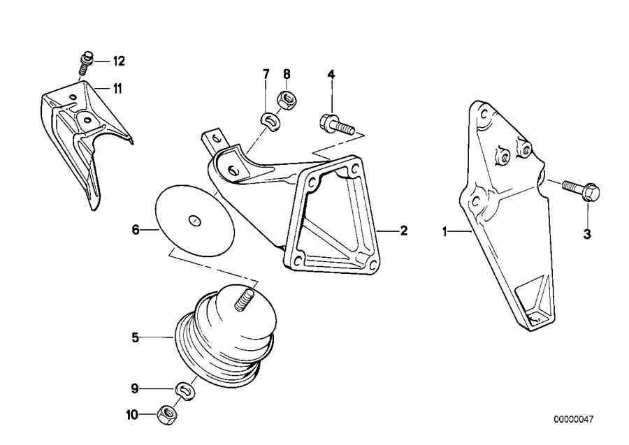 Diagram Engine Suspension / Damper for your 2018 BMW M6   