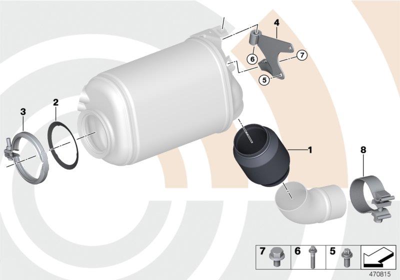 Diagram Decoupling element for your 2018 BMW X2 28i  