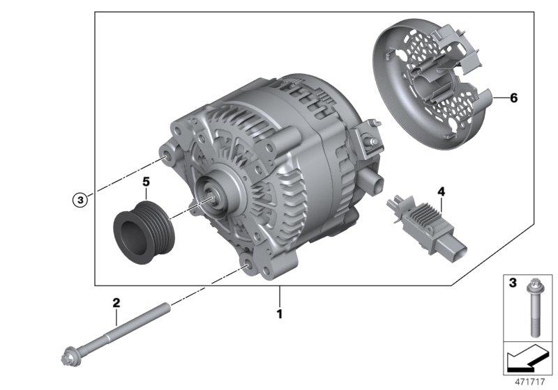 Diagram Alternator for your 2009 BMW M6   