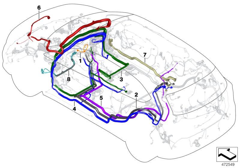 Diagram Various repair cables for your 2016 BMW X5   