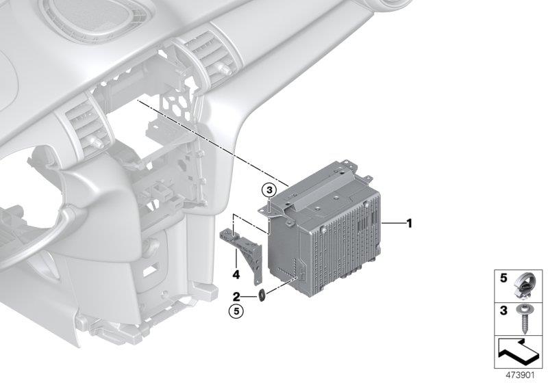 Diagram Headunit High 2 for your MINI