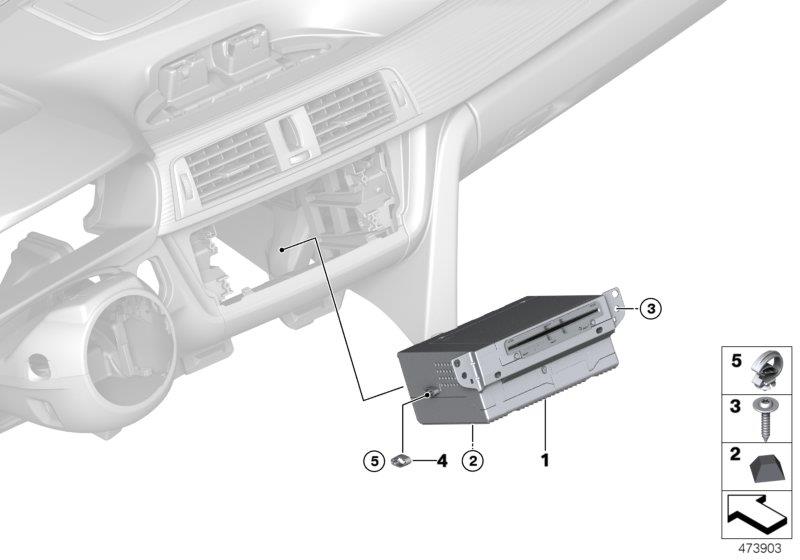 Diagram Head Unit High 3 for your 2023 BMW 330iX   