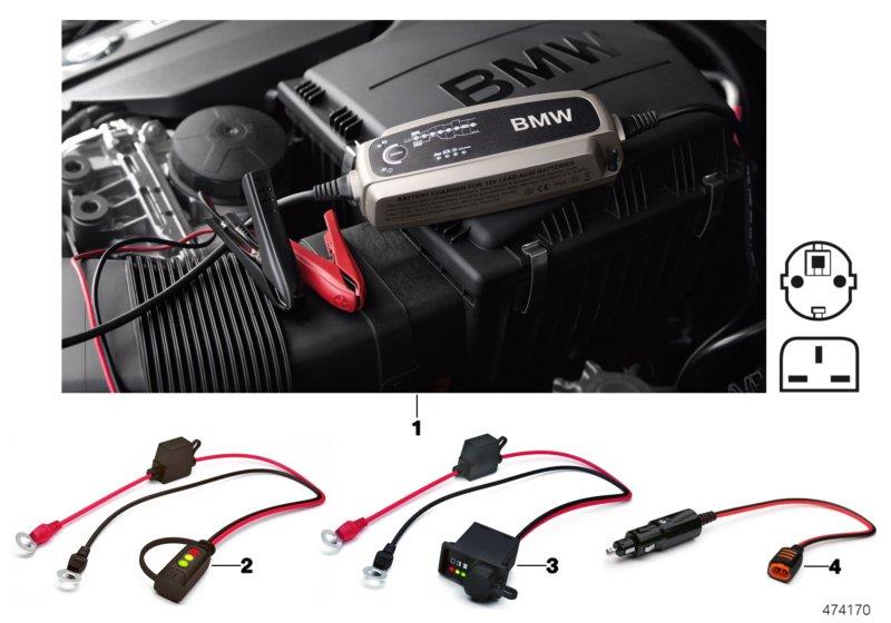 Diagram Battery charger for your BMW 640i  