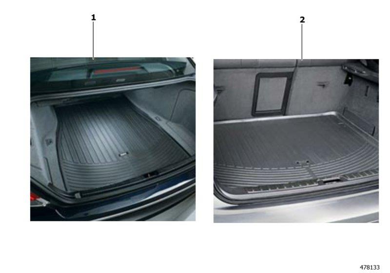 Diagram Cargo Tray for your BMW