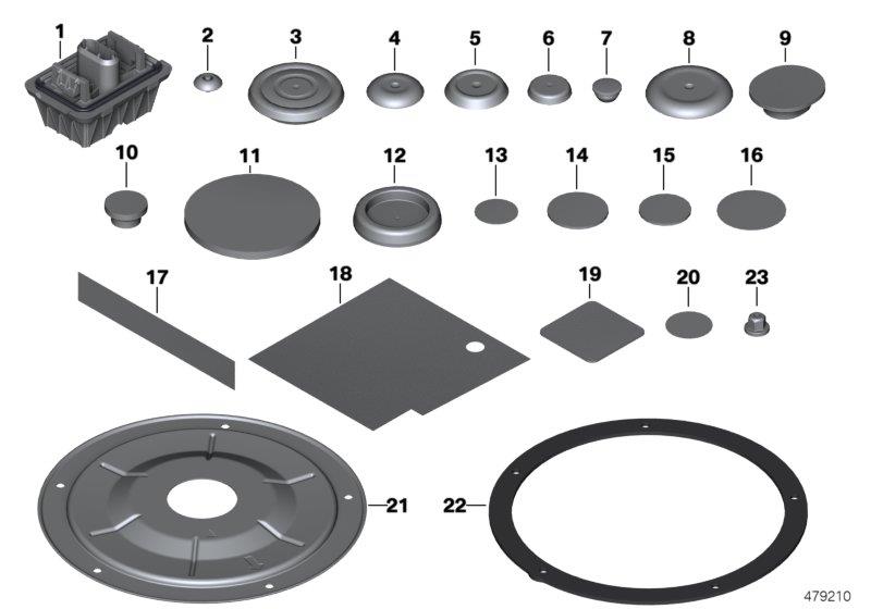 Diagram Sealing cap/plug for your 2014 BMW 328d   