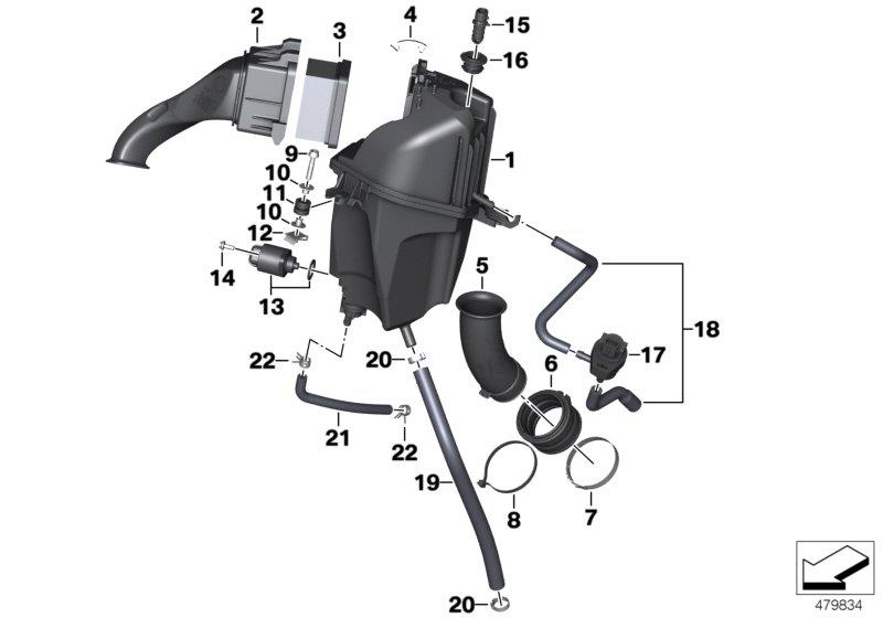 14Intake silencer / Filter cartridge Intake silencer / Filter cartridgehttps://images.simplepart.com/images/parts/BMW/fullsize/479834.jpg