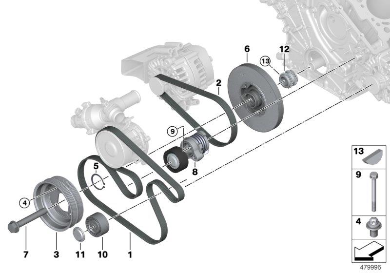 Diagram Belt Drive for your 2015 BMW M235i   