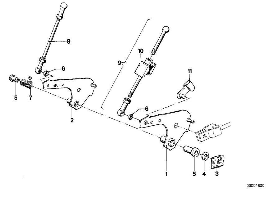 Diagram Accelerator PEDAL/ROD assy for your 2018 BMW X5  M 