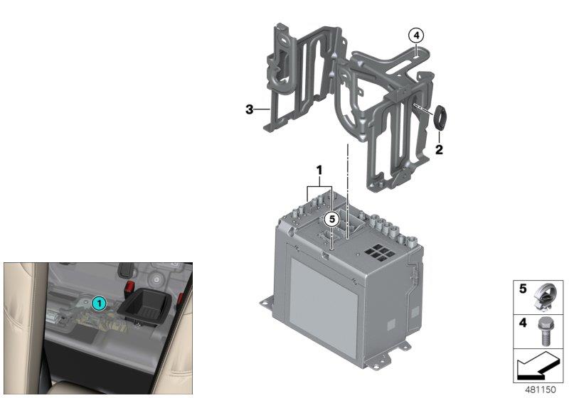 Diagram Headunit High 2 for your 2010 BMW M6   