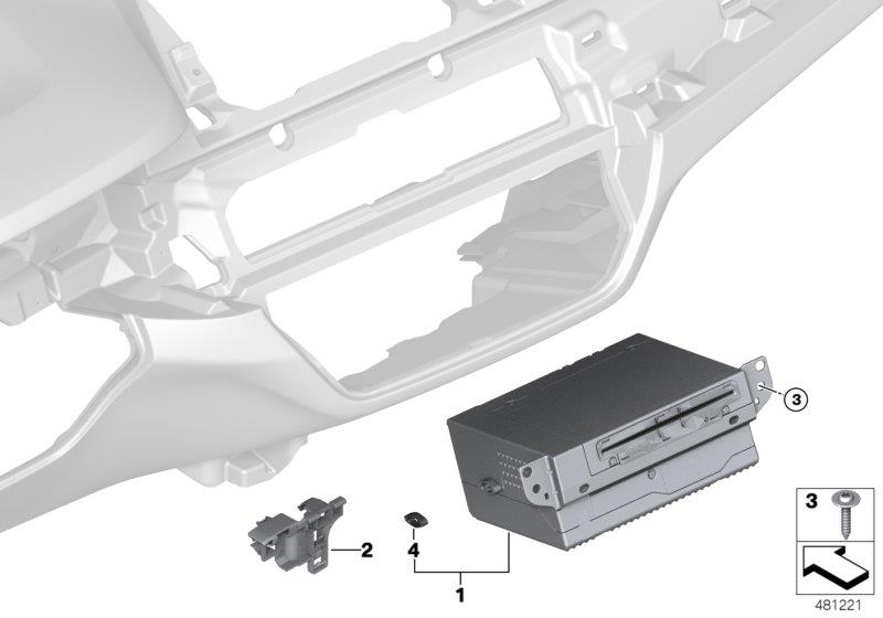 Diagram Headunit High 2 for your 2010 BMW M6   