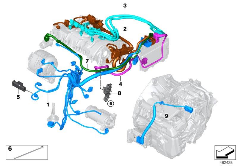 Diagram Engine wiring harness for your MINI