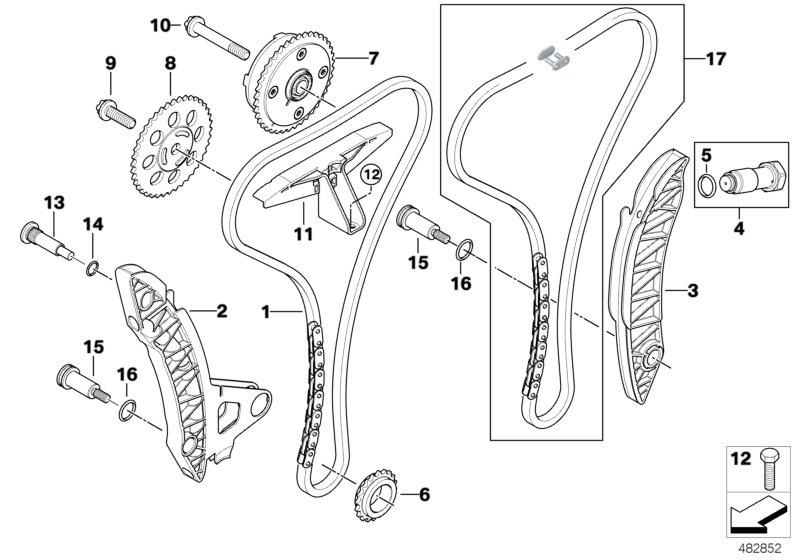 Diagram Timing and valve train-timing chain for your 2020 MINI Hardtop   