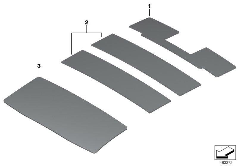 Full size assembly image of Sound insulation roof (1/1)