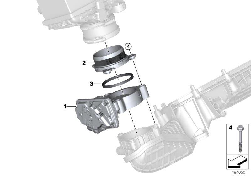 Diagram Throttle Housing Assy for your 2016 BMW M5   