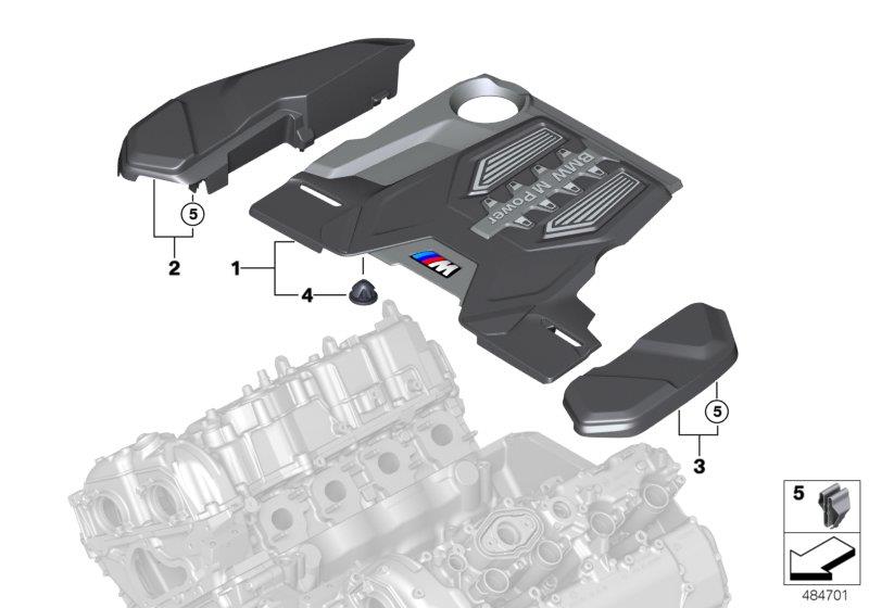 Diagram Engine acoustics for your BMW M5  