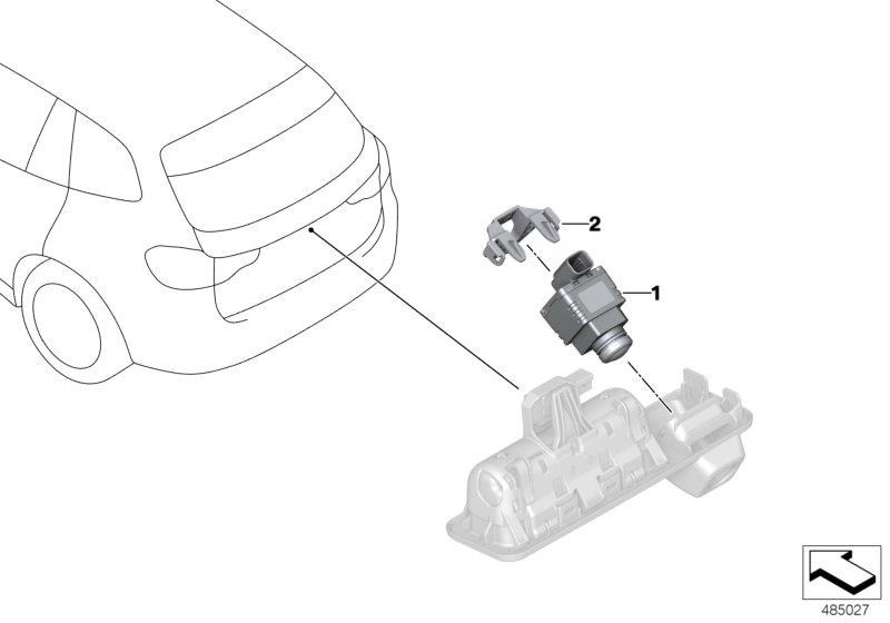 Diagram Rearview camera / PMA for your BMW