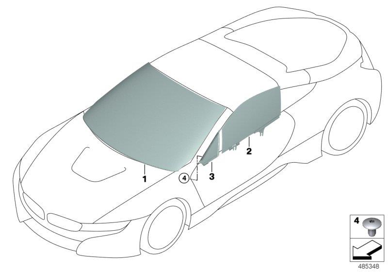 Diagram Glazing for your BMW