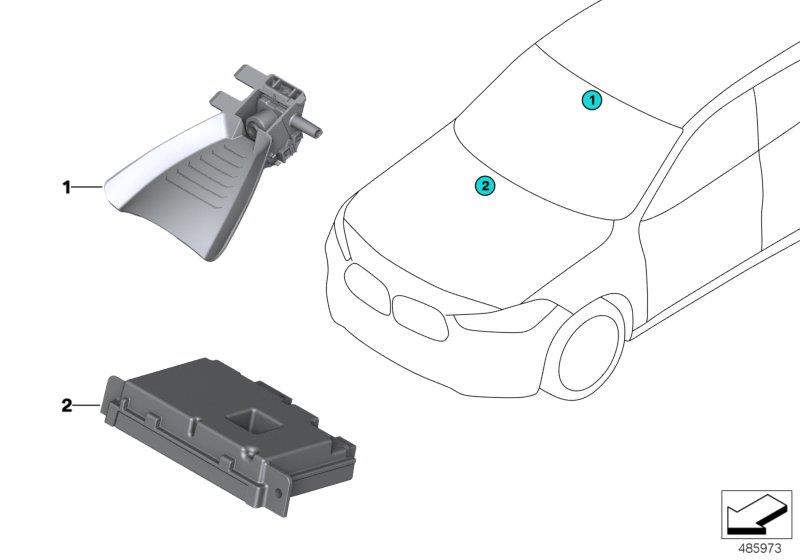 Diagram Camera system for your 2010 BMW X5   