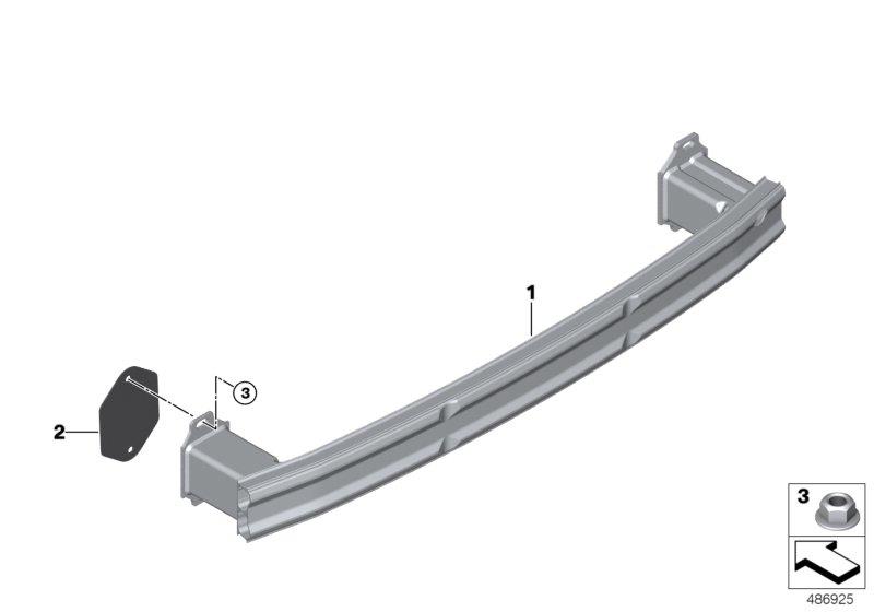 Diagram Carrier, rear for your BMW