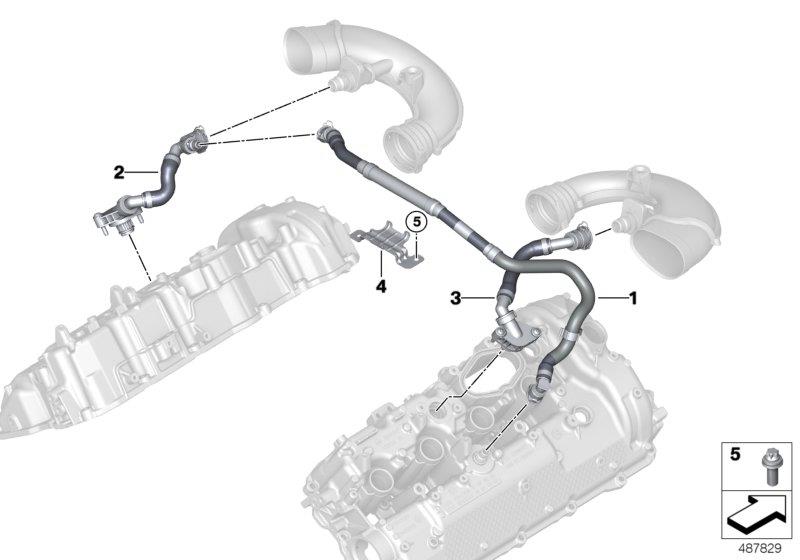 Diagram Crankcase-Ventilation for your 2017 BMW M4 GTS   