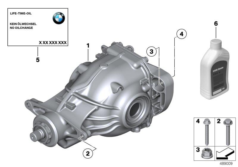 Diagram Rear-axle-drive for your 2012 BMW M6   