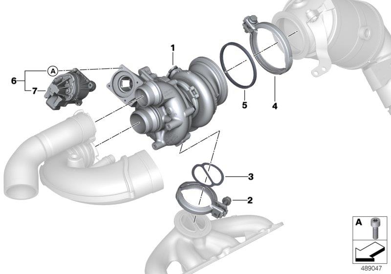 Diagram Turbocharger for your 2015 BMW M235i   
