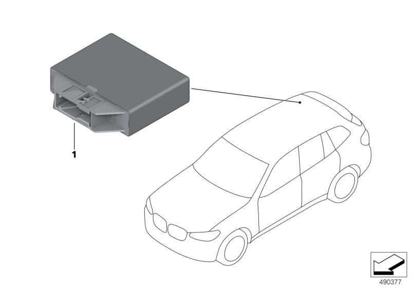 Diagram Control unit (PDC/PMA) for your 2006 BMW M6   