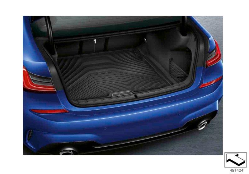 Diagram Fitted luggage compartment mat for your BMW M3  