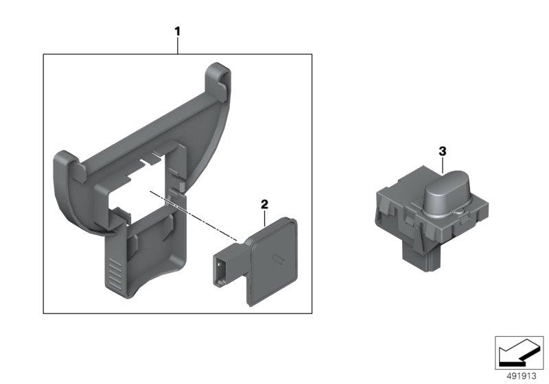 Diagram Condensation sensor / Solar sensor for your BMW M6  