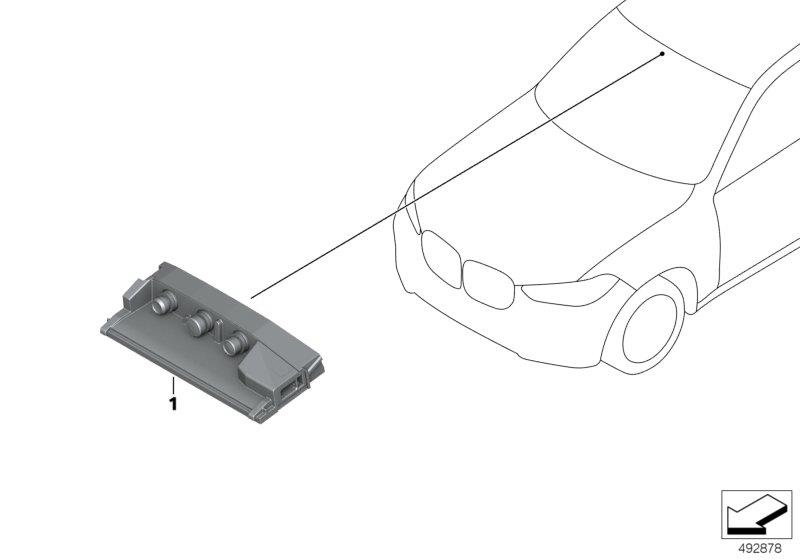 Diagram KaFAS camera for your 2006 BMW M6   