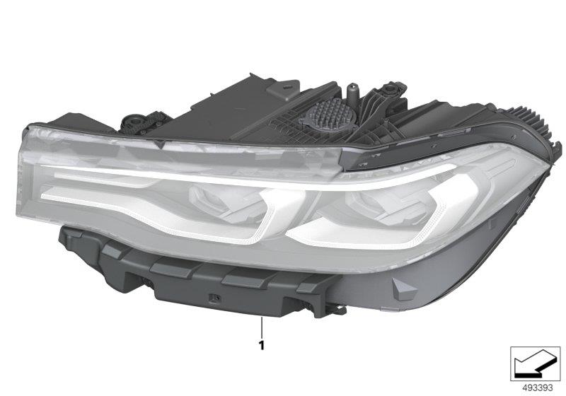 Diagram Headlight for your 2018 BMW X2 28i  