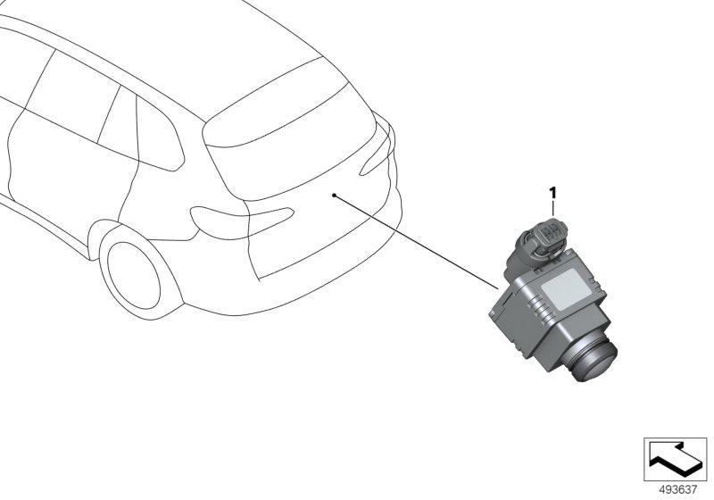 Diagram Reversing camera for your BMW