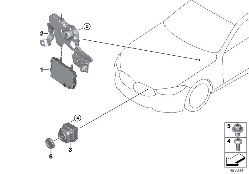 Diagram Night vision camera for your BMW