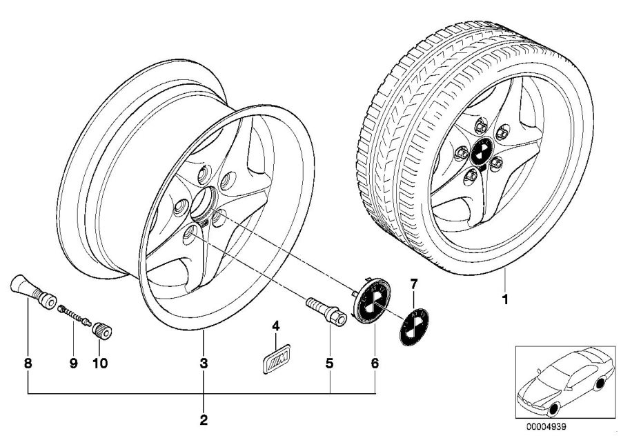Le diagramme M ROADSTAR-STYLING (STYL.40) pour votre BMW