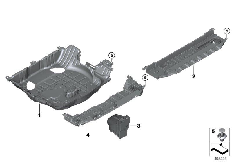 Diagram Storage surface, trunk floor for your BMW