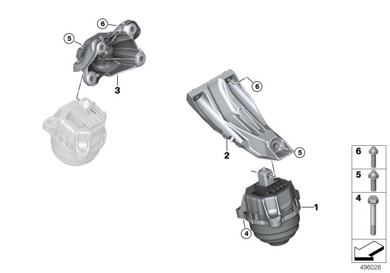 Diagram Engine Suspension for your 2020 BMW M760iX   