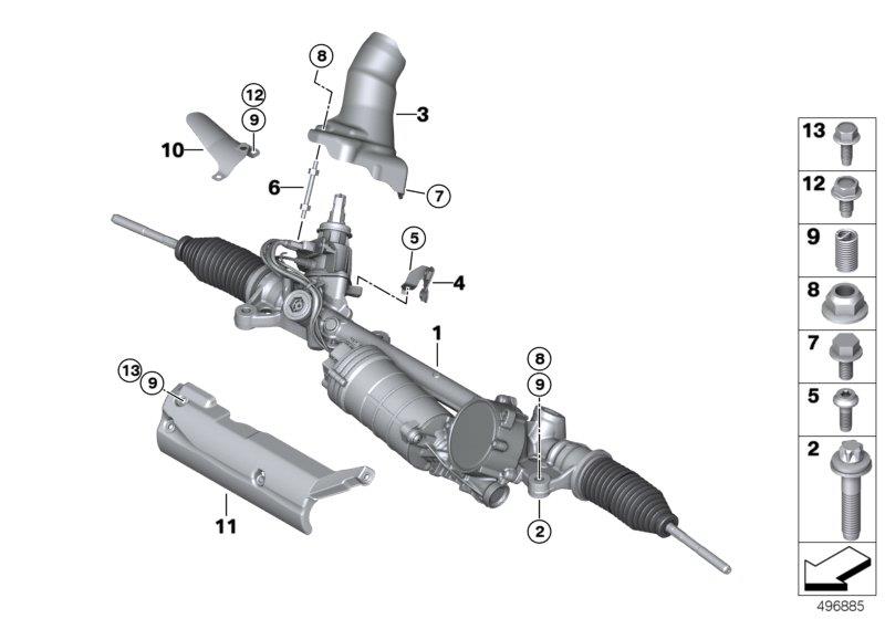 Diagram Electrical steering for your BMW X2  