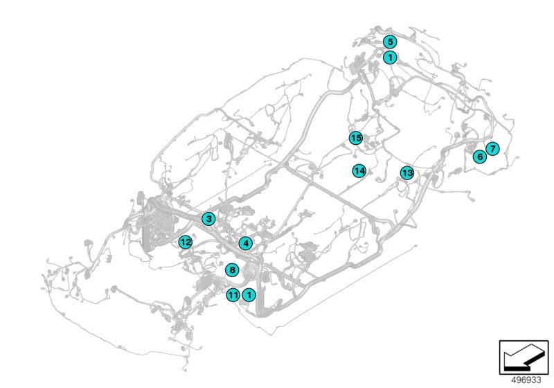 Diagram Plug connection from A343*1B->A390*3B for your 2025 BMW X6  M60iX 