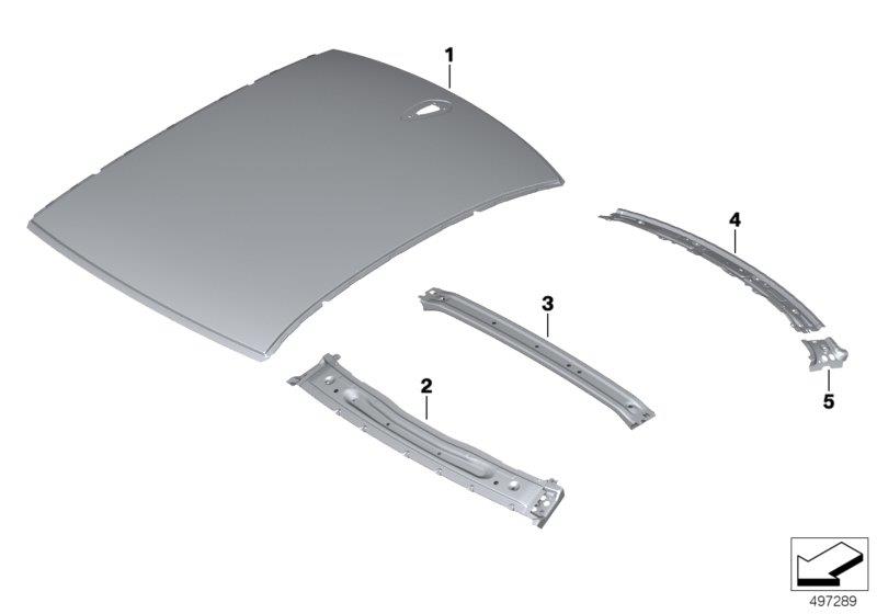 Diagram Roof for your 2019 BMW 330i   