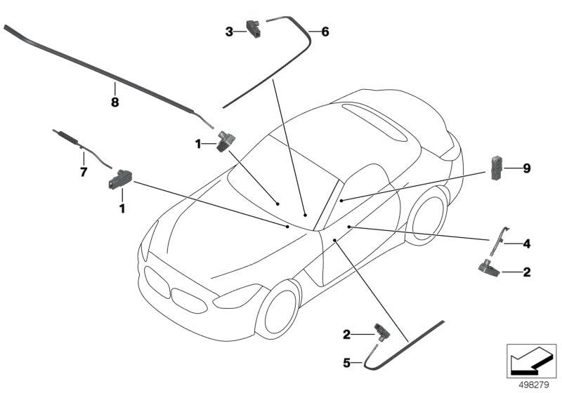 Diagram LED module / fiber-optic for your BMW