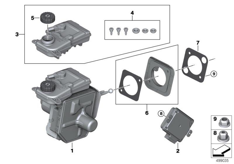 Diagram Power brake for your BMW M6  