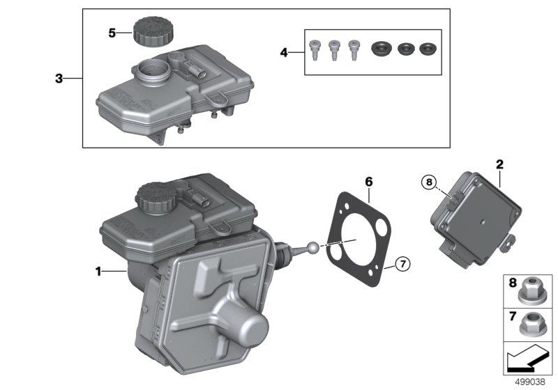 Diagram Power brake for your BMW