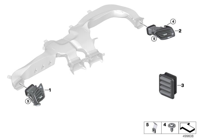 Diagram Air outlet for your BMW