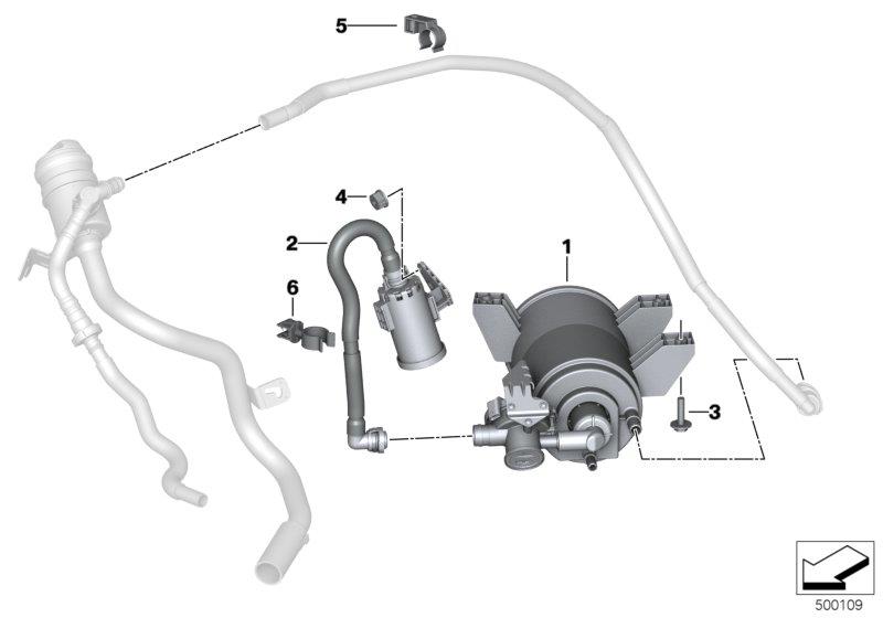 Diagram Activated Charcoal Filter/FUEL VENTILAT for your 2013 BMW 750LiX   