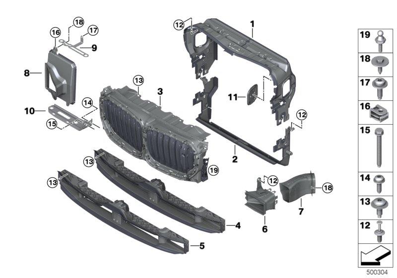 Diagram Air ducts for your 2010 BMW 650i   