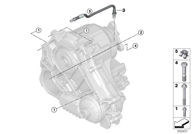 Diagram Gearbox mounting / ventilation for your 2019 BMW M4   