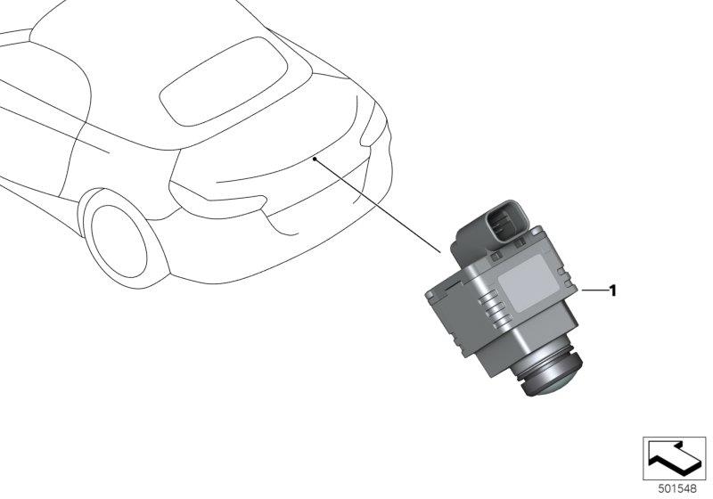 Diagram Reversing camera for your BMW