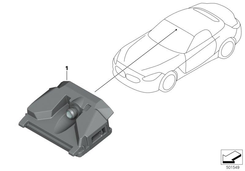 Diagram KaFAS camera for your 2006 BMW M6   